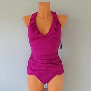 Ralph Lauren NWT Solid Pink 2 Pc Tankini Set